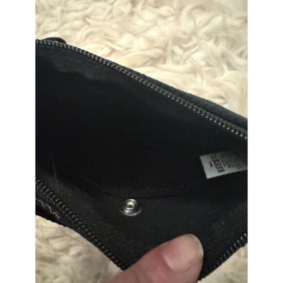 Lands' End Canvas Zippered Wristlet Zippered Pouch Black - Picture 6 of 9